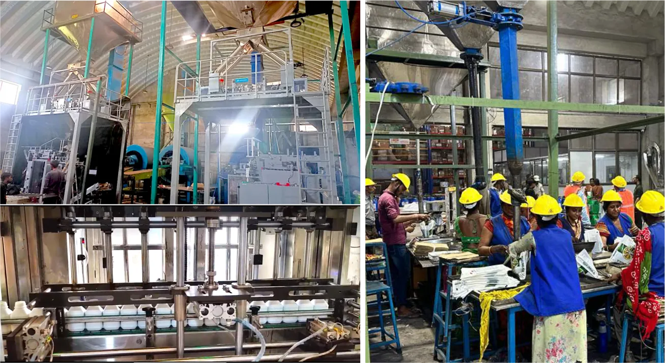 Contract and toll manufacturing operations at Dinkal Agro