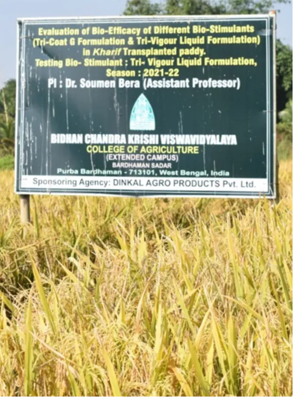 Field trials demonstrating proven crop results